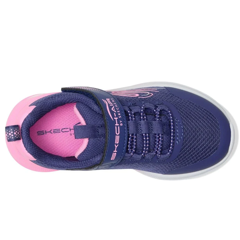 Skechers Microspec Max Advance - Fly 3 Girls 1.5 M Navy Athletic Shoes ZOGG3340